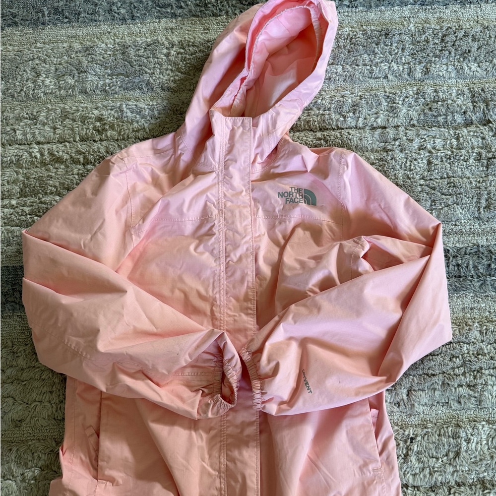 Girls North Face Raincoat